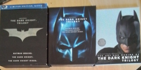 The dark knight trilogy  blueray