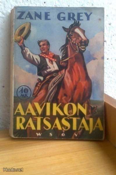 Zane Grey: Aavikon ratsastaja, Wsoy-39. 3p.  232 s.
