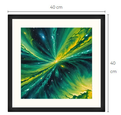 Uusi galaxi Sci-Fi Science Fiction art print taulu