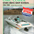OMC Cobra Stern drive shop manual 1986-88 - pikkukuva 1
