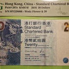 Hong Kong 20 Dollars 2016 PMG 66 EPQ Standard Chartered Bank - pikkukuva 1