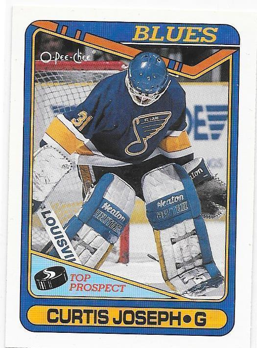 1990-91 OPC #171 Curtis Joseph St Louis Blues MV RC