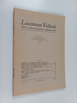 Luonnon ystävä 2/1931