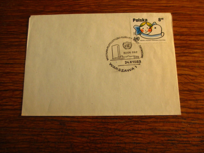 16,5x11,5 kirjekuori varsova filatelia 1983