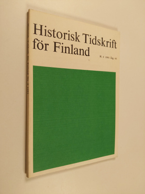 Historisk tidskrift för Finland 4/1981