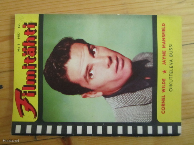 FILMITÄHTI NUMERO 6 1957 CORNEL WILDE JAYNE MANSFIELD