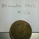 Hong Kong 50 cents 1997, km#68 - pikkukuva 1