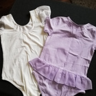 H&M jumppapuvut, valkoinen ja lila, koko 122/128cm, UUDET - pikkukuva 2