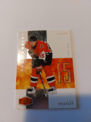 2006-07 Flair Showcase Hot Numbers #HN31 Dany Heatley
