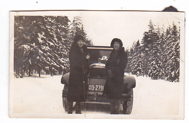 VANHA Valokuva UPEA Auto Uusimaa 1920-l 6,5 x 10,5 cm