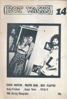 HOT WACKS #14 (1977) ROGER McGUINN Spirit KINKY FRIEDMAN