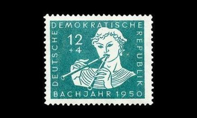 DDR 256 ** Johann Sebastian Bach 12+4 Pf (1950)