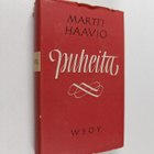 Martti Haavio : Puheita vv. 1924-1958 - pikkukuva 1