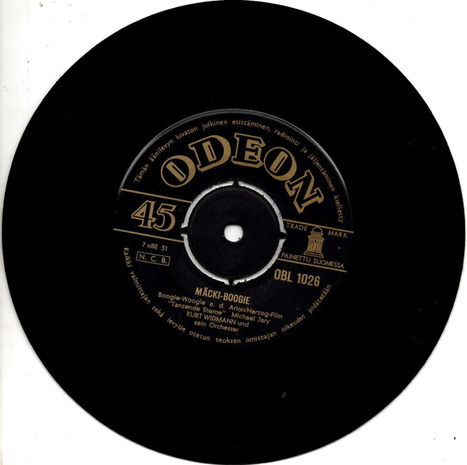 KURT WIDMANN: Mäcki-Boogie / The Mess Is Here   7"