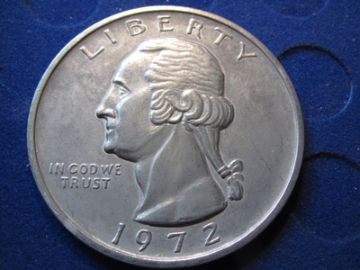 1/4 dollar 1972. USA. Replika