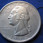 1/4 dollar 1972. USA. Replika - pikkukuva 1