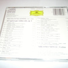 CD PAGANINI - 24 CAPRICCI - Shlomo Mintz, Violine (Sis.pk:t) - pikkukuva 2