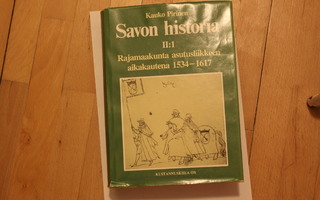 Kauko Pirinen Savon historia 2:1 Rajamaakunta asutusliikk H2