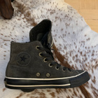 Converse unisex tummanharmaat nahkatennarit koko 36,5 - pikkukuva 4