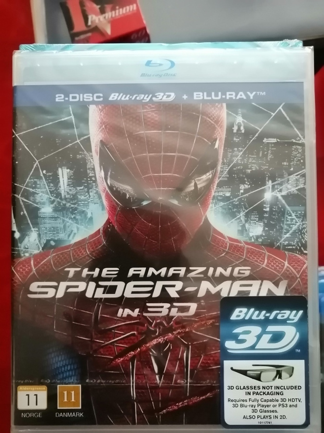 Amazing Spider-Man 3D Blu-ray
