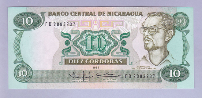 Nicaragua 10 Cordobas v.1985 UNC P-151