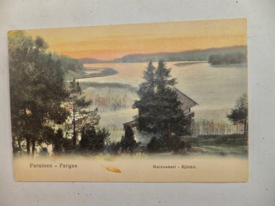 VANHA Postikortti Parainen 1912