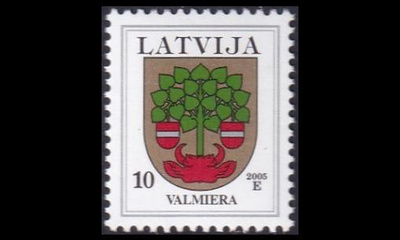 Latvia 463D_VIy ** Käyttösarja vaakuna 10 S -05 (1997)