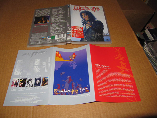 Alice Cooper DVD+CD Live In Montreux 2005  GREAT!