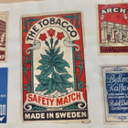 81 VANHAA Tulitikku Etikettiä Suursaari Viipuru ym 1930-l - pikkukuva 2