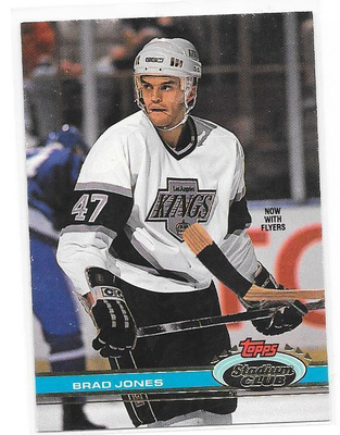 1991-92 Stadium Club #368 Brad Jones LA Kings ex- Ilves