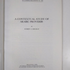 Robert A. Barakat : A contextual study of Arabic proverbs - pikkukuva 3