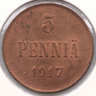 5 PENNIÄ 1917 I / #19a (kl 8-9) - pikkukuva 1