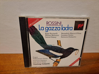 Rossini:La Gazza Ladra Highlights-Ricciarelli,Gelmetti... CD