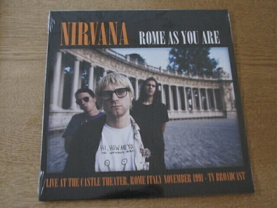 Nirvana Rome as you are lp live italy 1991 muoveissa
