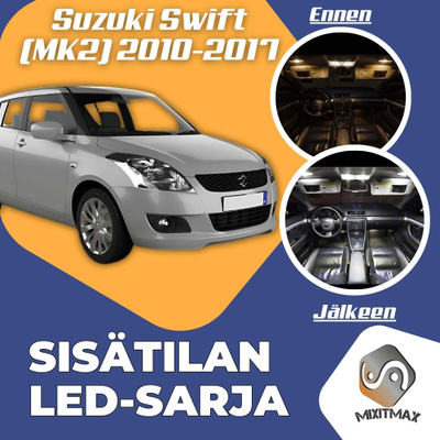 Suzuki Swift (MK2) Sisätilan LED-sarja 6-osainen