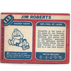 JIM ROBERTS - BLUES - 1968-69 O-PEE-CHEE # 113 - pikkukuva 2