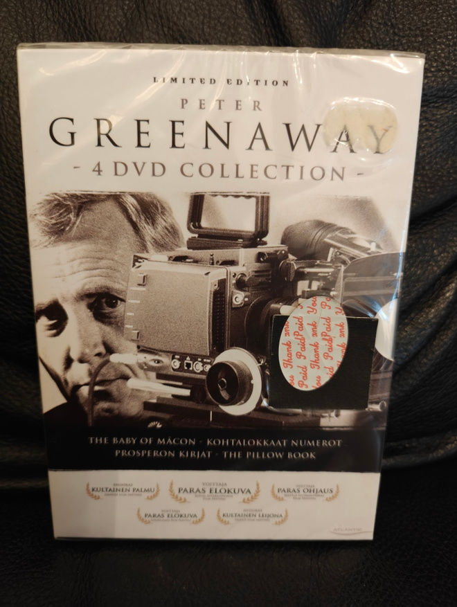 Peter Greenaway 4DVD Collection Suomijulkaisu
