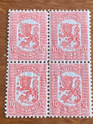 VAASAN MALLI 1918 10 PENNIÄ NELIÖ**
