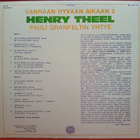 Henry Theel & Pauli Granfeltin Yhtye – Tatjaana tanssii (LP) - pikkukuva 2
