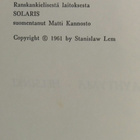 SOLARIS - Stanislaw Lem - pikkukuva 3