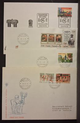 FDC 40 - 1982 4 kpl