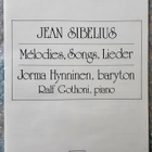 Jean Sibelius: Melodies, Songs, Lider Ranska LP EX - pikkukuva 4