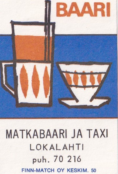 Lokalahti, Matkabaari ja taxi  , 3/12
