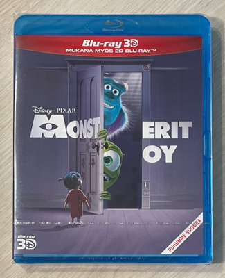 Monsterit Oy (2001) Blu-ray 3D + Blu-ray (UUSI)