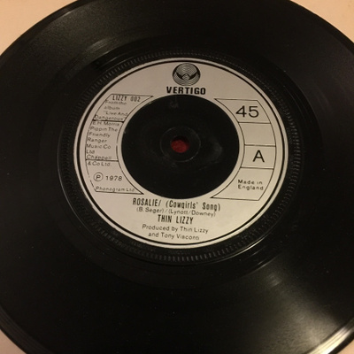 THIN LIZZY: Rosalie * Me And The Boys .*UK 1978
