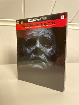 Halloween trilogy 4K steelbook (uusi/muoveissa)