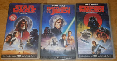 Star Wars Trilogy Vhs (3kpl.)