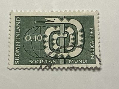 592 / 1964 Maailman Lääkäriliitto o leimattu
