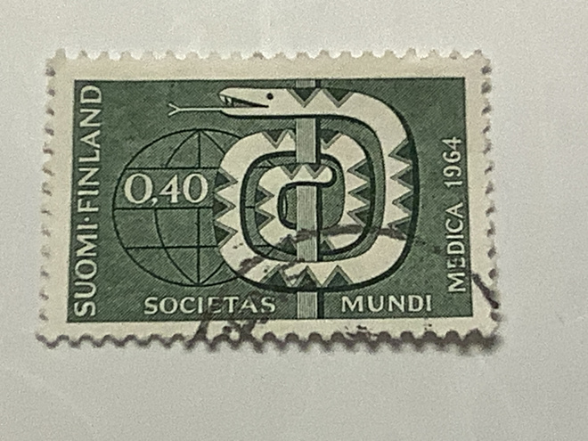 592 / 1964 Maailman Lääkäriliitto o leimattu