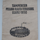 Tampella esittelyvihkonen (Suomen Messut, 1920) - pikkukuva 1